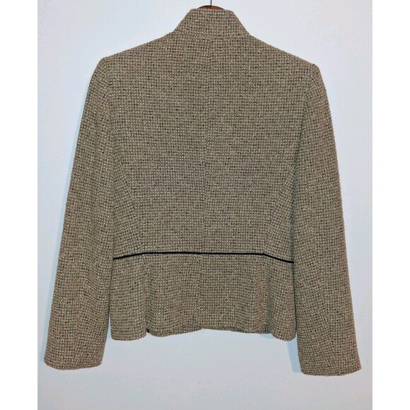 Kasper Women's Two Piece Skirt Suit Brown And Black Textured | Size 6 - Picture 7 of 16